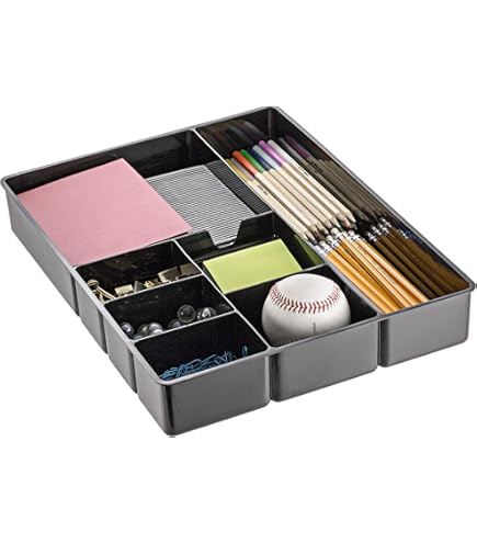 IKEA Rissla Organizer Da Scrivania, Nero - Portapenne, Telefono, USB, 32x16x23 Cm - Foto 5