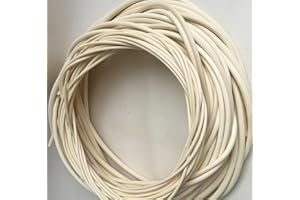 GÉNÉRIQUE Naturel Rotin pour Vannerie 4.5 mm, 250 g – Rond, Jonc de Rotin Rouleau de cannage, Cannage rouleau pour meuble, Osier Spline Réparation Chaise, Panier, Armoire Décoration d intérieur - Env. 25 m