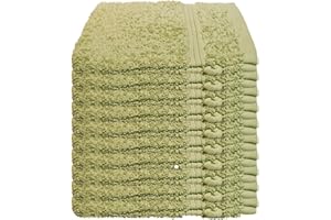 ‎JULIE JULSEN Julie Julsen 10er Pack Waschlappen 29 Farben erhältlich weich und saugstark 500gsm Öko Tex 15 x 21 cm Lindgrün B-Ware