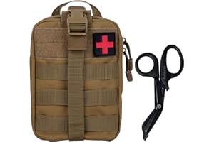 Krisvie Erste Hilfe Tasche,leer molle tactical edc ifak pouch Geeignet für Outdoor, first aid gürtel bag,Camping Gadgets set,epa einsatztasche, Reiseapotheke, Motorrad