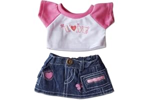 STUFFEMS TOY SHOP Be My Bear Love Denim to fit 8" Bear Factory Kits