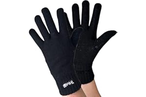 THMO - Hombre Invierno Calientes Guantes con Thinsulate Insulation 3M 40 Gram Forro Polar