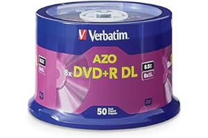 Verbatim DVD + R DL 8.5 Go 8 x 50 PK – Vierge DVD (DVD + R DL, Spindle)