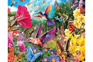 TISHIRON Paint by Numbers Birds, Natural Scenery Adults Painting by Numbers, Butterfly and Flowers DIY Paint by Numbers Kits for Adults Kids Students Beginner, Frameless Oil Painting Arts 16X20 Inch