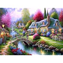 Kit Peinture Diamant 5D Voilier Sur Vagues - Broderie Diamant Paysage 30x40 Cm, Loisir Créatif