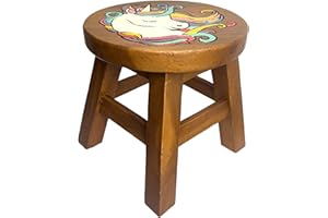 Crafty Artisan Childrens Wooden stool (Unicorn)
