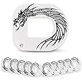 ExpressionMed – Tapes for Omnipod (10 pieces) – pre-cut, waterproof, non-fraying CGM tape (Dragon)