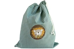 ETIKIDS Bolsa merienda reutilizable con estampado infantil lavable. Bolsa de tela para alimentos, ideal comida almuerzo colegio niños.