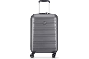 DELSEY PARIS - SEGUR 2.0 -Bagaglio a mano per cabina rigido - 55 x 35 x 25 cm - 43 litri - Grigio
