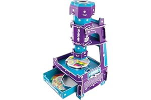 Build Your Own Kaleidoscope - With Rotating Stand and Tray - Cardboard Craft Kit - Ages 8+
