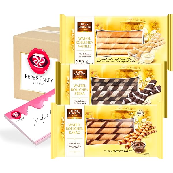 Feiny Biscuits Waffeln Mit Vanille-Cremefüllung – 450g Packung, Italienische Leckerei