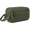 QT&QY Tactical Toiletry Bag For Men Hygiene Bag EDC Military Tool Molle Pouches Small Dopp Kit Mens Shaving Kit Travel shower Bags Green