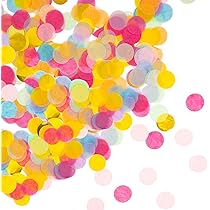 5000 Stück Konfetti Mix - 50g Bunte Tischdeko Für Geburtstage, Hochzeiten & Feste