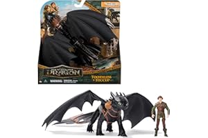 Dreamworks How to Train your Dragon, Wikinger und Drachen Actionfiguren-Set, Ohnezahn und Hicks, Spielzeug für Kinder ab 4 Jahren