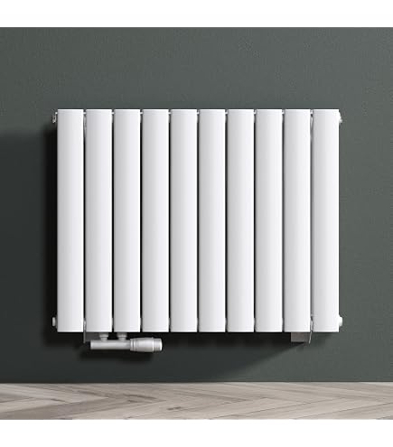 Kartell Válvula Termostática Para Radiador Con Protector De Bloqueo - Latón, 1,27 Cm X 15 Mm, Color Blanco - Control De Temperatura