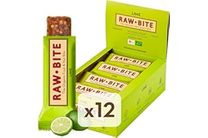 Raw Bite Bar épicé à Lima 12 x 50 g Pack De 12