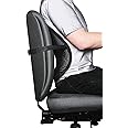 Credly Universal Back Rest with Mesh Support Posture Support & Lumbar Support Pillow, Back Pain Support Cushion, Car Cushion