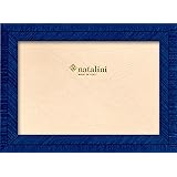 Natalini Marquetry Photo Frame Made in Italy, Tulipwood, Blue, 4"X 6"