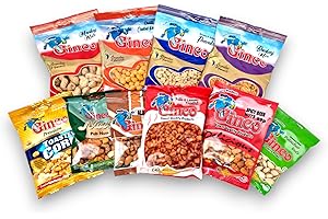 Ginco Premium Snack Selection Box with Mixed Nuts & Snacks 10 Mouthwatering Healthy Snacks, Gift for Birthday Parties, Father's Day, Christmas
