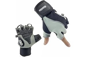 Mateidas gym gloves men cycling gloves for men weight lifting gloves women bike gloves leather with wrist strap breathable padded support with palm protection