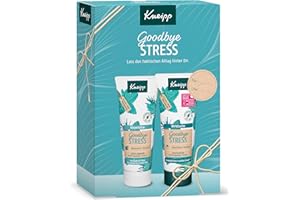 ‎KNEIPP Kneipp Goodbye Stress Gift Set - Includes 1x Active Shower & 1x Body Lotion - Goodbye Stress: Refreshing Fragrance with Natural Essential Rosemary Oil and Watermint Extract - 2 x 200 ml