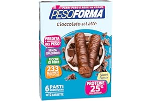 Pesoforma - Pesoforma Barrette Cioccolato Al Latte Sostituto Pasto 12 Pezzi per 6 Pasti - 901296261