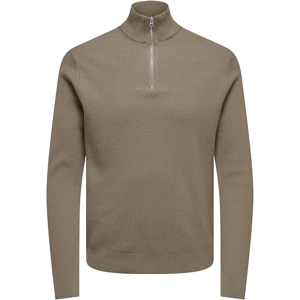 ONLY & SONS crew neck sweat in charcoal