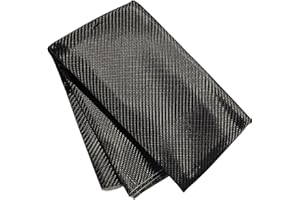 LA BOUTIQUE DU COMPOSITE Tissu en Fibre de Carbone 3K, Sergé 200g/m² – 125cm x 80cm (1m²) – Parfait pour Fabrication, Réparation et Covering