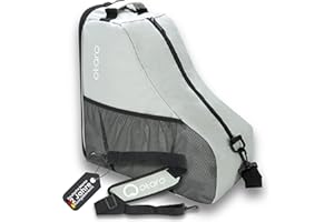Otaro Schlittschuhtasche (60.000+ zufriedene Kunden) – Wasserabweisende & robuste Schlittschuh Tasche | Für Kinder & Erwachsene, Inliner Tasche, für Eiskunstlauf- und Eishockey-Zubehör geeignet