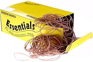 エッセンシャル Essentials Whitecroft 25521 No 32 3x80mm Natural Rubber Bands (Box of 454g)