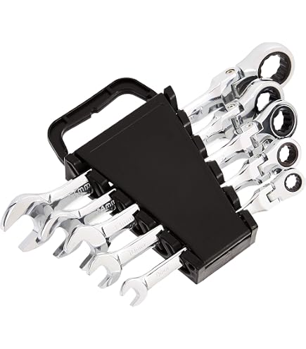 Clés à Pipe Doubles Valex - Set De 6 Pièces (6, 8, 10, 13, 17, 19 Mm) - Acier Poli