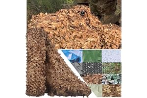 CAQXAQP Red de Camuflaje Militar para Exteriores - Sombra de Protección Solar, Malla Camuflaje Caza Terraza Decoración Forestal y Camping,Tamaño Personalizable