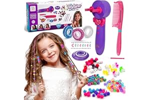 CLWVPCOT Set Treccine Magiche, Macchina Trecce Capelli Automatico, Macchinetta Treccine Bambina, Kit di Styling Fai-da-te con 3 Stili di Intrecciatura, Decorazioni Creative per Capelli
