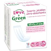Love &amp; Green - Universal Disposable Insert for Washable Diaper x25 Size SM