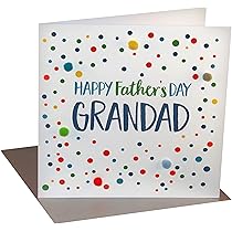 UK Greetings | Father's Day Card For Husband | Card For Dad, Grandad, Husband | Him, Boys, Men | Blue Balloons & Present Design | With Envelope - View #7
