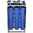 AQUA D PURE 100 LPH Commercial RO + UV Water Purifier with Double Pump Purification and Fully Automatic Function, TDS Adjuster, Dust Protective Cover, Blue