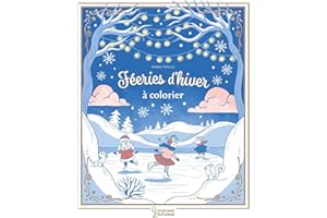 Fééries d'hiver à colorier: Coloriages enchantés de Maria Trolle