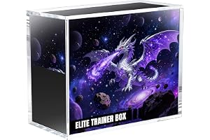 Mcbazel 5 mm akryl utställningsbox för Elite Trainer Box, UV-skydd, ETB magnetisk skyddslåda, transparent förvaringslåda komp