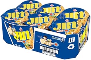 ‎OTOKI OTOKI Jin Ramen | 65g x 6er Cup-Ramen | Koreanische Instantnudeln | Lieblingsramen von BTS Jin | Schnell & einfach zubereitet in Minuten | Ideal als Snack oder Mahlzeit (6er, Mild)