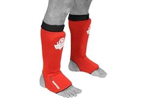 DBX BUSHIDO SPORT Flexible Protege Tibia - Formation Efficace Boxe Thai - Protection Pendant MMA et Kickboxing - Match Parfait