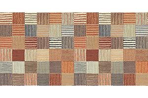 TAPPETIK Tappeto, Passatoia in Stampa Digitale Alta qualità, Ampia Gamma di Colori e Disegni (Serie DIGIT) VARIE MISURE (Geometrico C 40, 52 x 140 cm)