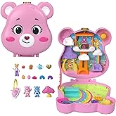 مجموعة ألعاب POLLY POCKET&trade; Care Bears Micro مع دمى Polly Pocket وCare Bears ومجموعة اللعب وسيارة الألعاب والملحقات ذات الطابع الخاص