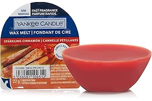 Yankee Candle Wosk zapachowy Wax Melts | Sparkling Cinnamon | zapach do 8 godzin | 1 sztuka