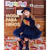 Moda Infantil Tallas 1-12 Revista Patrones Costura Infantil Nº24 - 30 Modelos Otoño-Invierno, Tallas 1-12 Años Patrones Niños Otoño Invierno