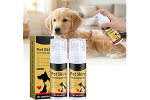 Qublex Pet Skin Treatment Spray 2-Pack - Dog Spray for Pet Skin Soothing, Itchy Skin Relief, Dry Skin Treatment, and Skin Care for Dogs and Cats