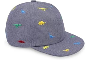 SEYUFN Dinosaurio Gorro Bebe Verano Primavera Ajustable Niño Sombrero Bebe De Béisbol para Niños Bordado Al Aire Libre Gorros Proteccion UV Bebe Niños Niñas