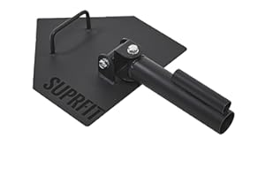 ‎SF SUPRFIT Suprfit Landwine Landmine - Core Trainer mit 360° Bewegungsradius durch Drehgelenk, Langhantelaufnahme für Stangen mit 25 oder 50 mm Durchmesser, T-Bar Row aus Stahl, 90° Eck Passform