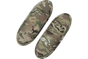 IDOGEAR Coussinets tactiques pour sac à dos Coussinets de protection amovibles universels pour sangle d'épaule Sacs de voyage extérieurs Coussinets respirants et souples de décompression