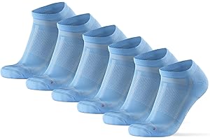 DANISH ENDURANCE Calzini Corti da Corsa, Anti-Vescica, Calze Tecniche Sportive da Running, per Uomo e Donna, 3 Paia