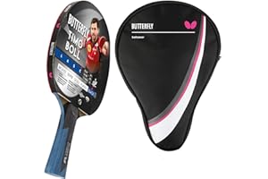 ‎BUTTERFLY Butterfly® Timo Boll Black Tischtennisschläger | Tischtennis Racket Bat TT Profi Wettkampfschläger für technisch fortgeschrittene Spieler | ITTF zertifizierter Wakaba Belag | anatomische Griffform
